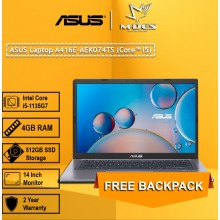 ASUS Notebook (A416E-AEK074TS) - Slate Grey