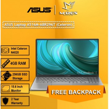 ASUS Laptop A516M-ABR296T (Celeron) - Transparent Silver