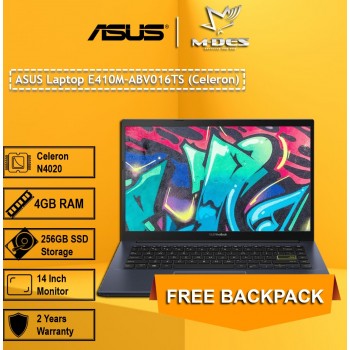 ASUS NOTEBOOK (E410M-ABV016TS) - Peacock Blue