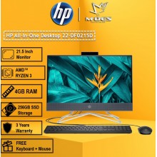 HP All-In-One Desktop 22-DF0215D - Night Blue