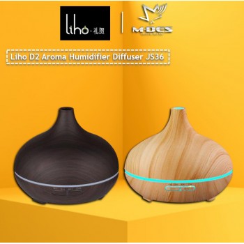 Liho D1 Aroma Humidifier Diffuser JS36 - Black / Brown 