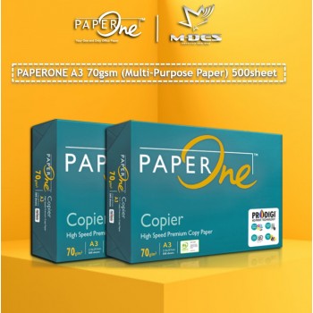 Paper One A3 PAPER 70gsm White Copier Paper (500'S)