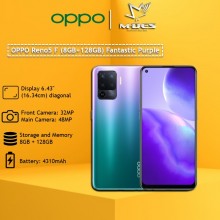 OPPO Reno5 F Smartphone (8GB+128GB) - Fantastic Purple