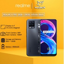 REALME 8 PRO Smartphone (8GB+128GB) Infinite Black