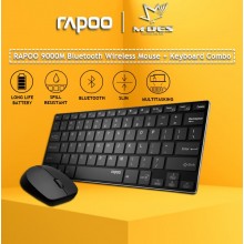 RAPOO 9000M 2.4G Wireless Multi Mode Keyboard + Mouse Combo Set