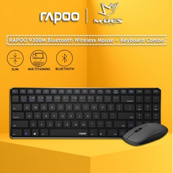 Rapoo 9300M 2.4G Wireless Silent Multi Mode Keyboard + Mouse