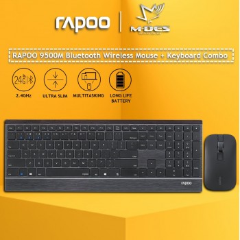 Rapoo 9500M 2.4G Wireless Keyboard & Mouse