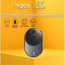 RAPOO M600 Mini Silent Wireless Optical Mouse (Black)