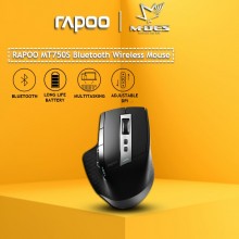 Rapoo MT750s Laser Tri Mode Multi Mode Wireless Mouse Black