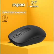 RAPOO N200 Wired Optical Mouse