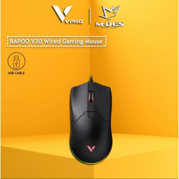 RAPOO V30 Wired Gaming Optical Mouse