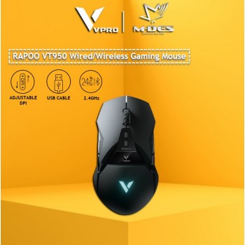 RAPOO VT950 DUAL MODE 2.4G WIRELESS GAMING MOUSE