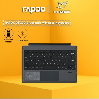 RAPOO XK200 Bluetooth Keyboard CSF Version 3 (US Black)