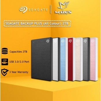 Seagate Backup Plus 2TB Slim Portable Drive
