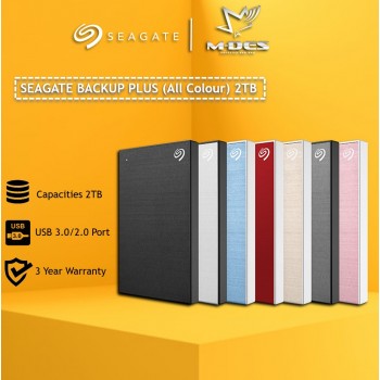 Seagate Backup Plus 2TB Slim Portable Drive