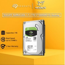 Seagate Barracuda 3.5'' 1TB Internal Hardisk . STORAGE ST1000DM010 For Desktop