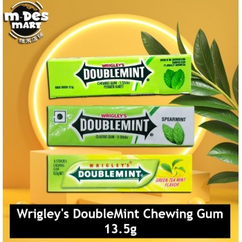 Doublemint Green Tea Mint Chewing Gum (5 pcs)