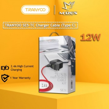 TRANYOO Charger SE5 2.4 2SUSB (Type-C)