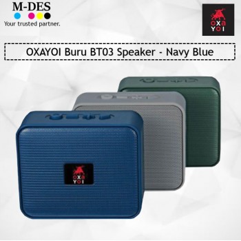 OXAYOI Buru BT03 Speaker - Navy Blue