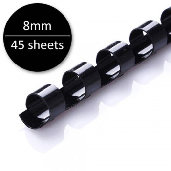 Comb Binding Plastic - A4, 8mm, 45sheets (Item No: B11-64) A1R1B126