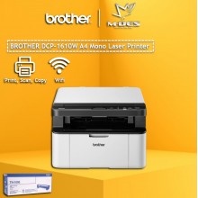 BROTHER DCP-1610W A4 Mono Laser Printer 