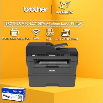 Brother MFC-L2715DW 4-in-1 Mono Laser Multi-Function Centre Printer