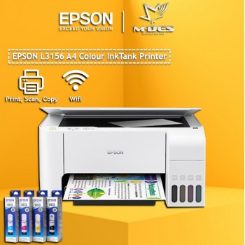 Epson EcoTank L3156 Wi-Fi AIO Ink Tank Printer 