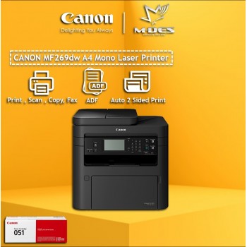 Canon imageCLASS MF269dw A4 Laser All-In-One Printer