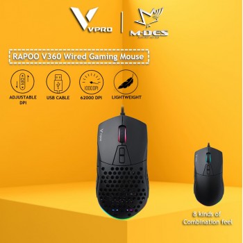 RAPOO V360 Wired Gaming Optical Mouse