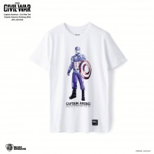 Marvel Captain America Civil War Tee Captain America - White