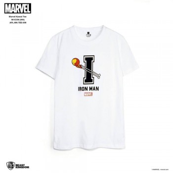 Marvel Kawaii Tee Iron Man Icon - White
