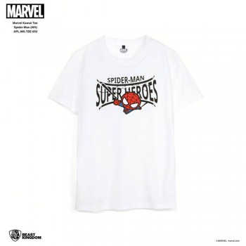 Marvel Kawaii Tee Spider-Man - White