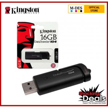 Kingston Data Traveler 104 16GB DT104 USB 2.0 Flash Drive Pendrive