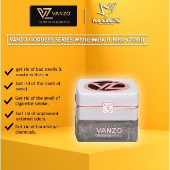 Vanzo Gentlemen Series & Goodness Series Healthy Air Refresher  (White Musk & Rose)