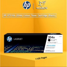 HP CF510A Black LaserJet Toner Cartridge (204A)
