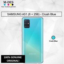 Samsung A51 (8GB + 256GB) Smartphone - Crush Blue 