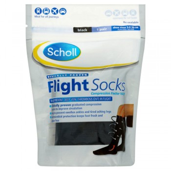 Scholl Cotton Feel Flight Socks Size 3-6