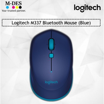 Logitech M337 Bluetooth Mouse (Blue)