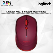 Logitech M337 Bluetooth Mouse (Red)
