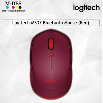 Logitech M337 Bluetooth Mouse (Red)