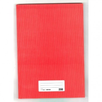 Hard cover log book (long) -200pages