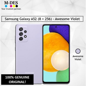 Samsung Galaxy A52 Smartphone  (8GB + 256GB) - Awesome Violet