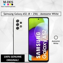 Samsung Galaxy A52 Smartphone (8GB + 256GB) - Awesome White