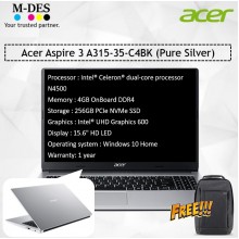 Acer Notebook Aspire 3 (A315-35-C4BK) - Pure Silver