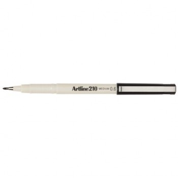 Artline Writing Pen 210 Medium (0.6mm) - Black