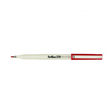 Artline Writing Pen 210 Medium (0.6mm) - Red