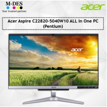 Acer Aspire C22820-5040W10 ALL in One PC (Pentium)