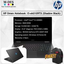 HP Omen Notebook 15-ek0109TX (Shadow Black)