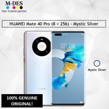 HUAWEI Mate 40 Pro Smartphone (8GB + 256GB) - Mystic Silver