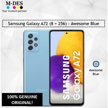 Samsung Galaxy A72 Smartphone  (8GB + 256GB) - Awesome Blue